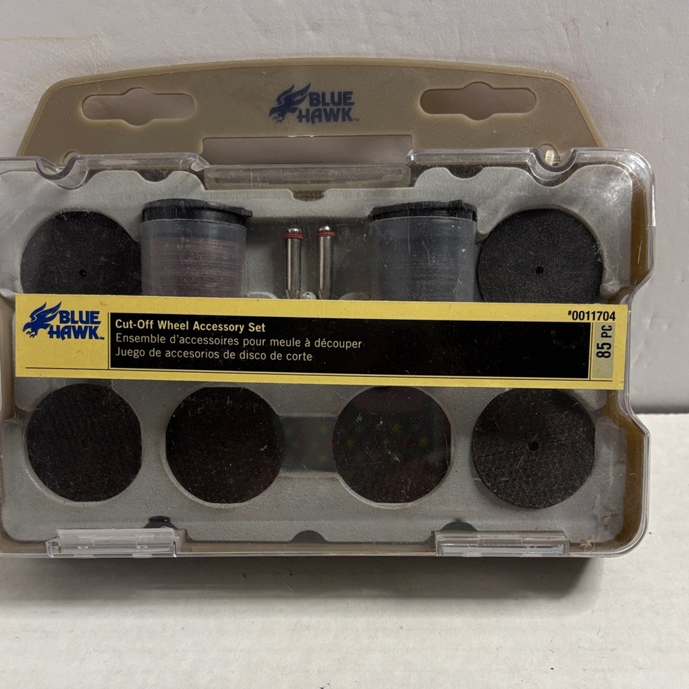 85 pc CUT OFF WHEEL Rotary Multi Tool Accessory Kit Set Drill Bit Mandrel Dremel